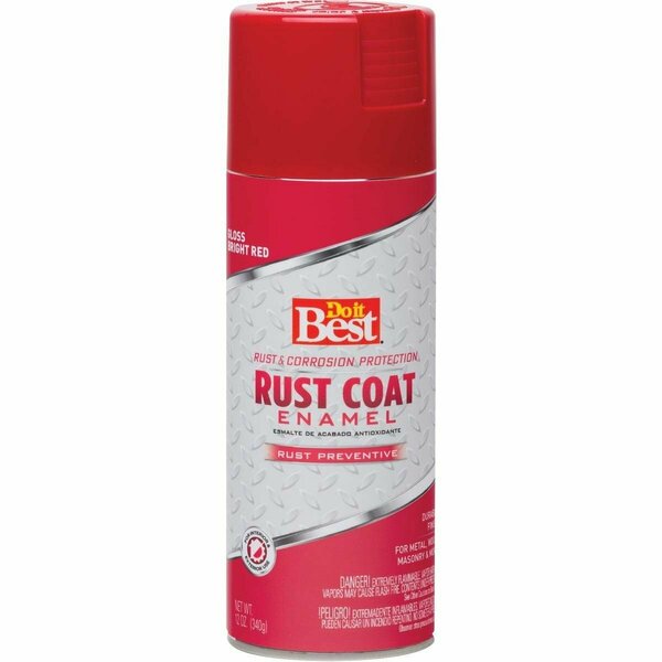 All-Source Rust Coat Gloss Bright Red 12 Oz. Anti-Rust Spray Paint 203543D